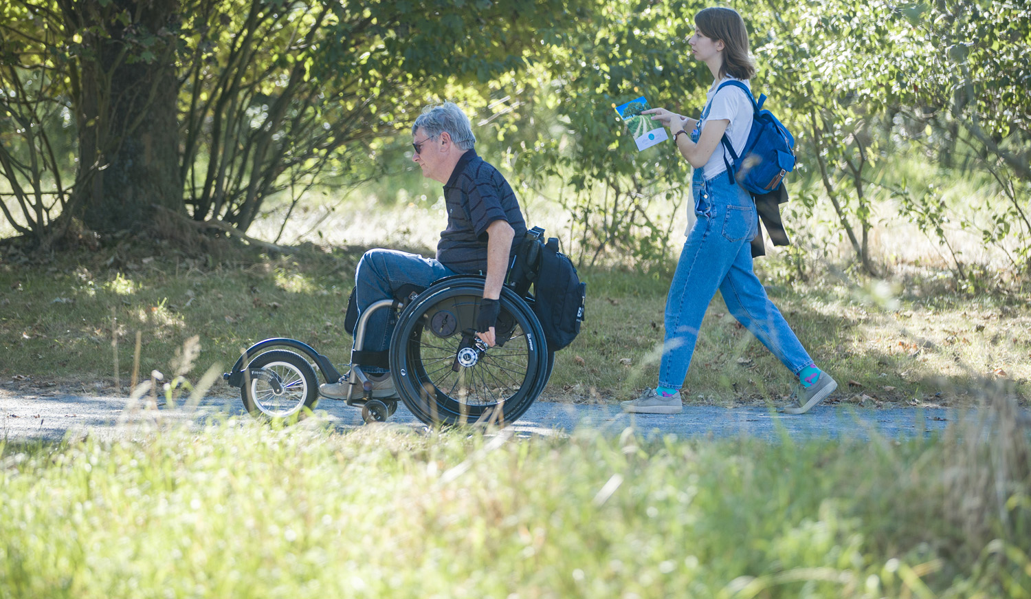 Man in rolstoel