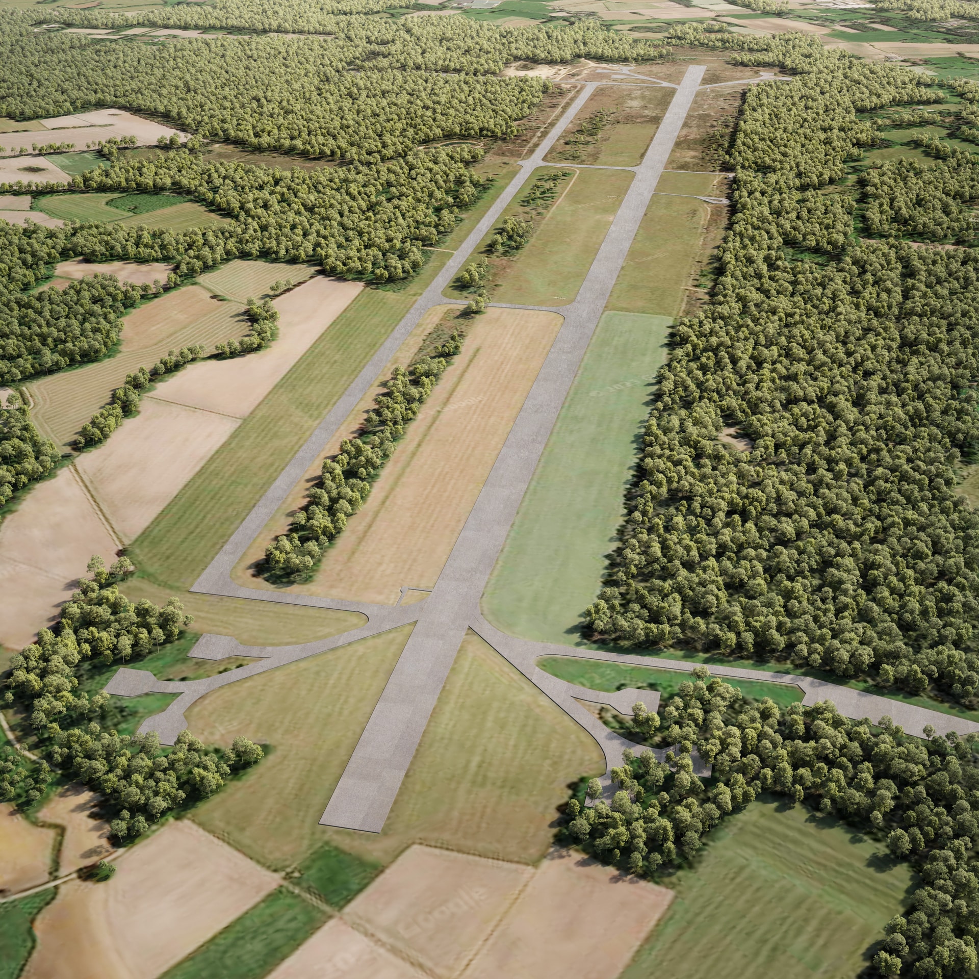 Vliegveld Malle voor ontharding