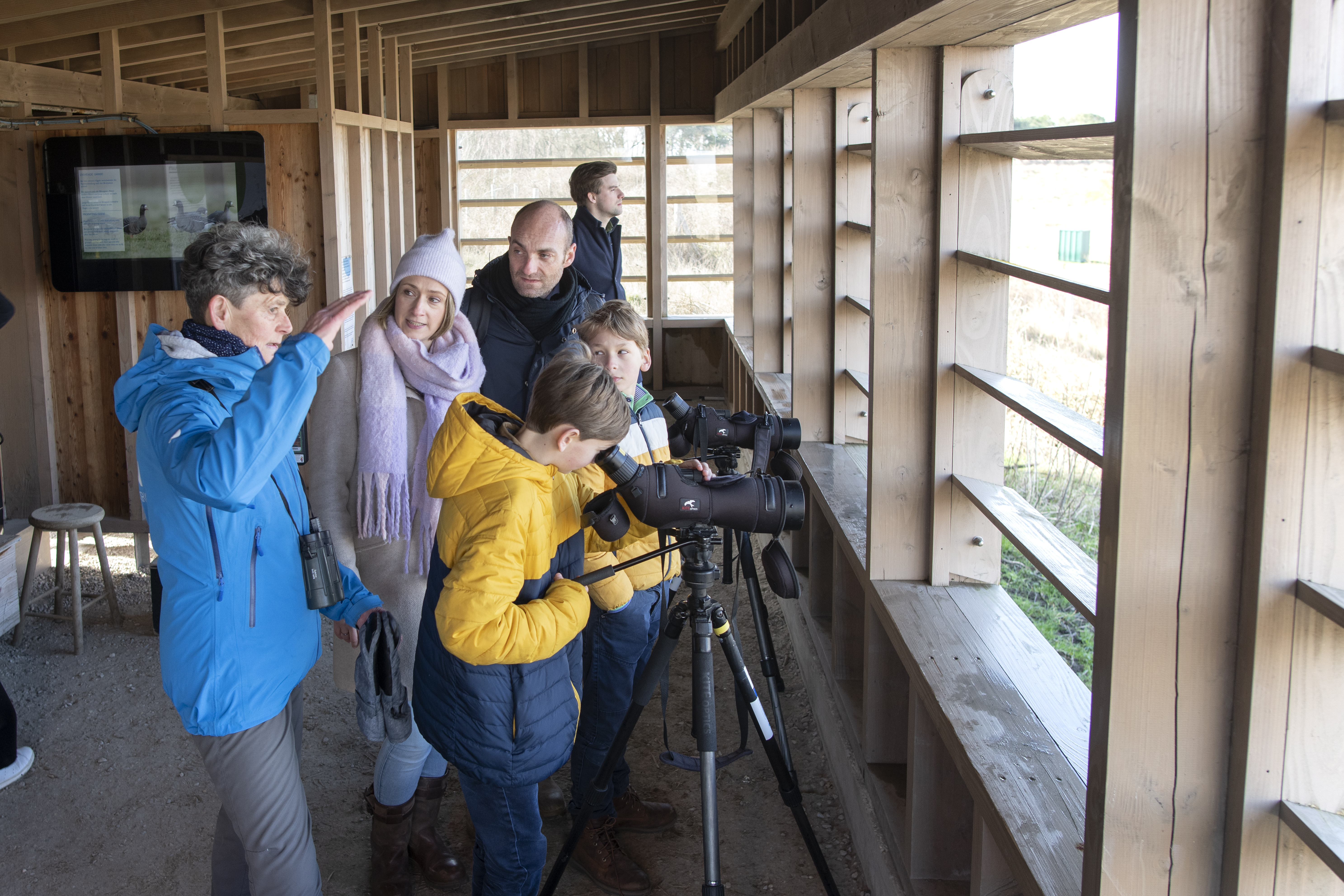 Vogelkijkhut in het Zwin Natuur Park