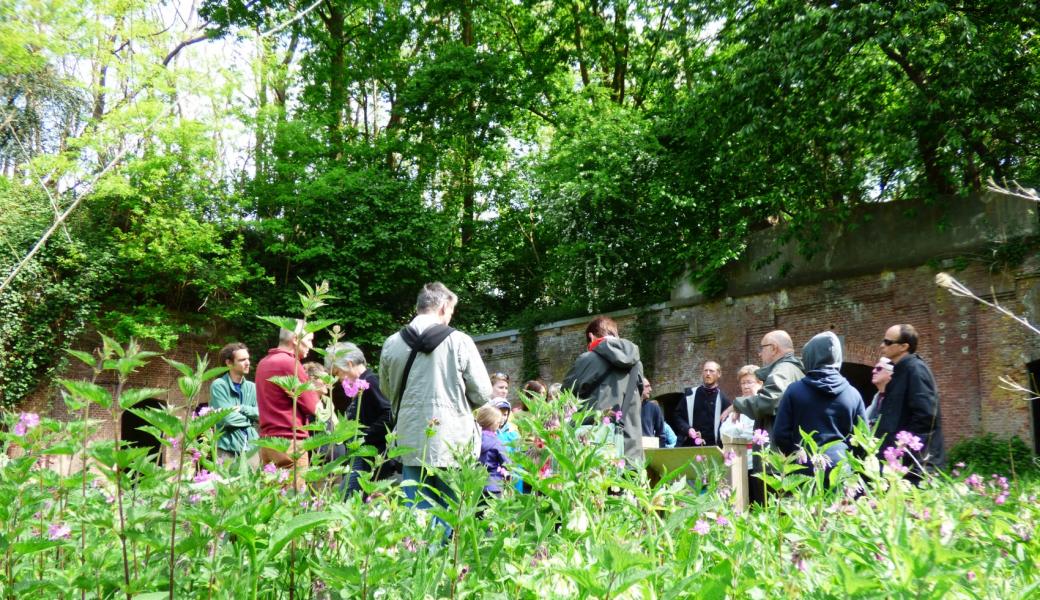 begeleide wandeling in het fort