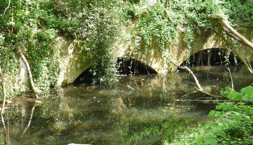 deel van het fort naast het water