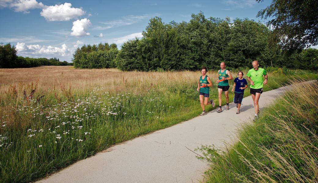 lopers in het Lintbos