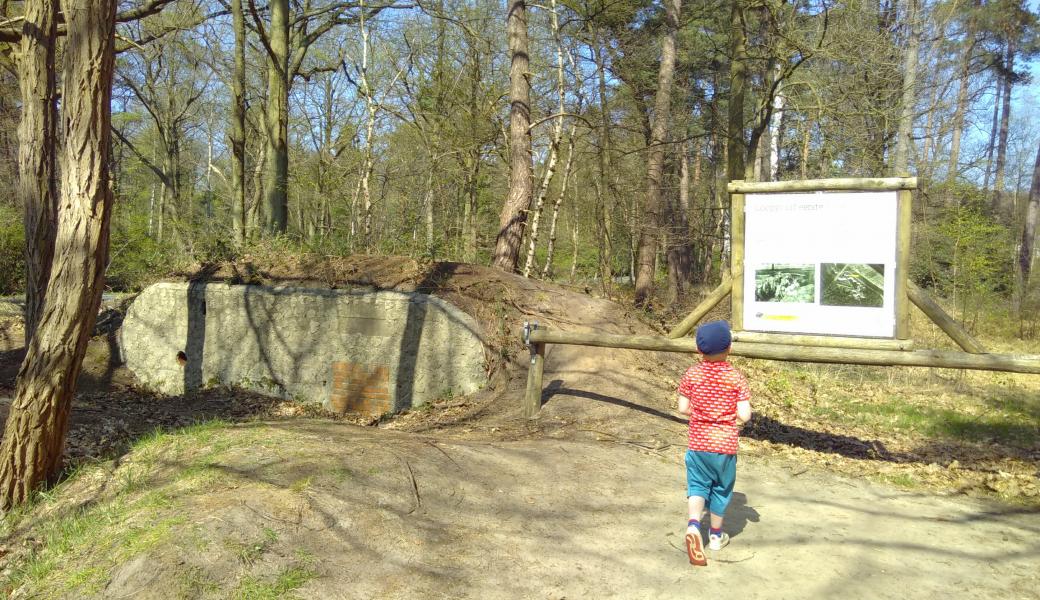 loopgravenpad in Mastenbos 