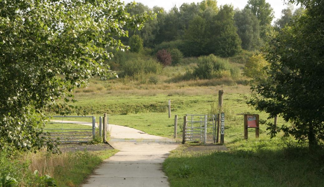 verhard fietspad