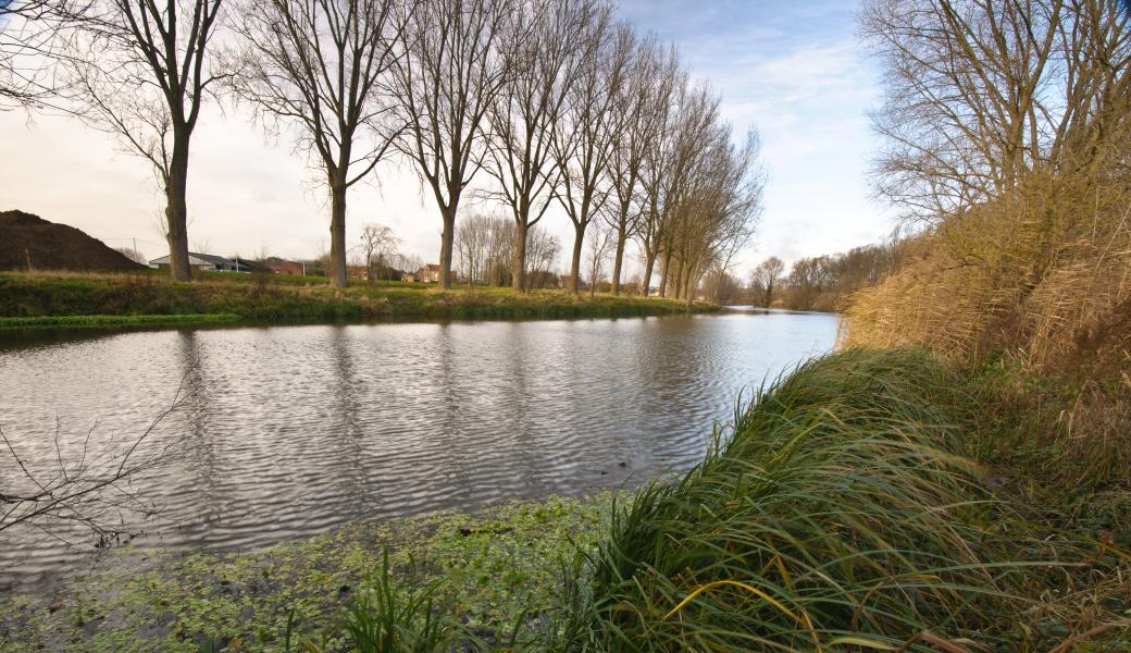 zicht op het water
