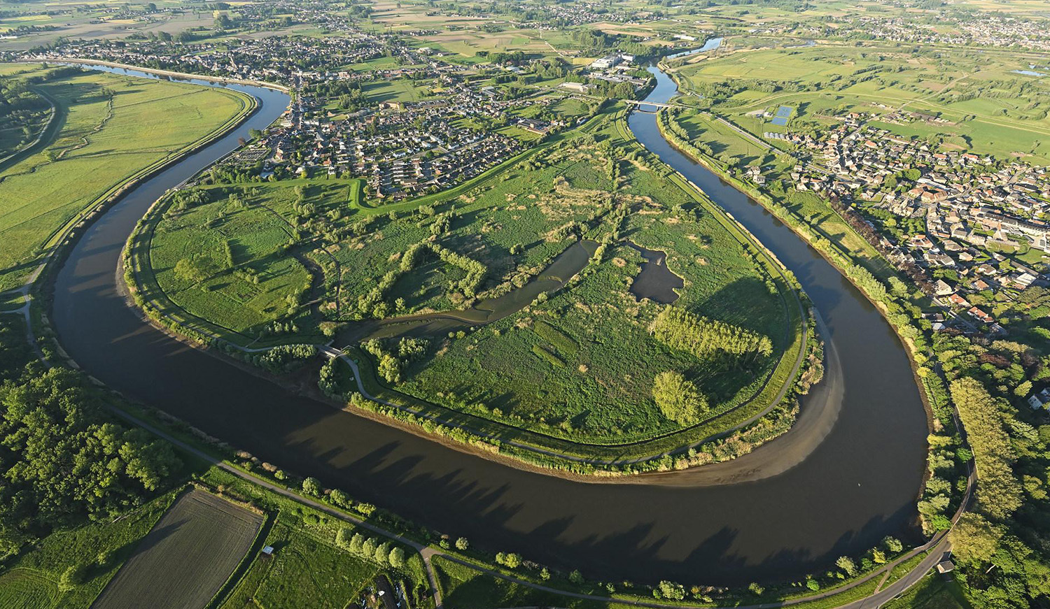 Luchtbeeld Bergenmeersen